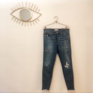 Size 29 Madewell Jeans - Rip and Repair Edition